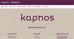 Desktop Screenshot of kapnosdc.com